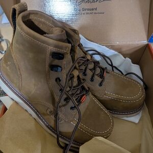 Brunt Men's Brown Leather Work Boots